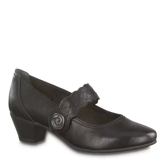 Jana 8-29460-20 navy dámske letné lodičky šírka H | - obuv
