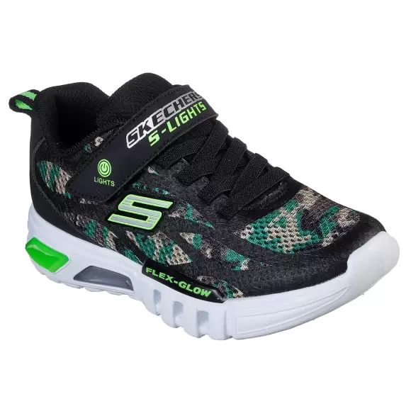 Børne Sneakers - SKECHERS - Skechers Boys Flex-Glow 400017L CAMO