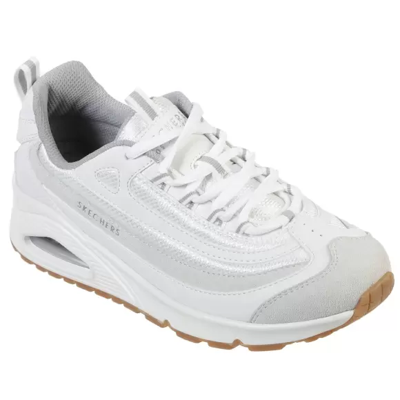 Dame Sneakers - SKECHERS - Skechers UNO Roundabout 73678 WHT
