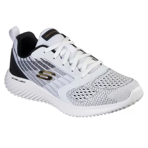 Herre Sneakers - SKECHERS - Skechers Mens Bounder 232004 WBK