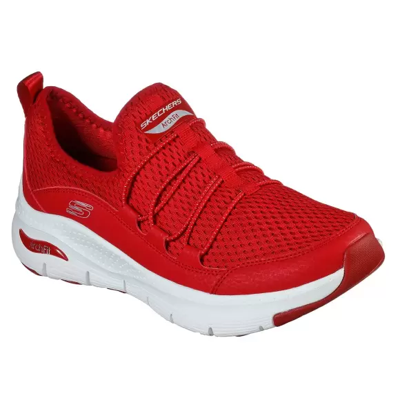 Dame Sneakers - SKECHERS - Skechers Womens Arch Fit 149056 RED