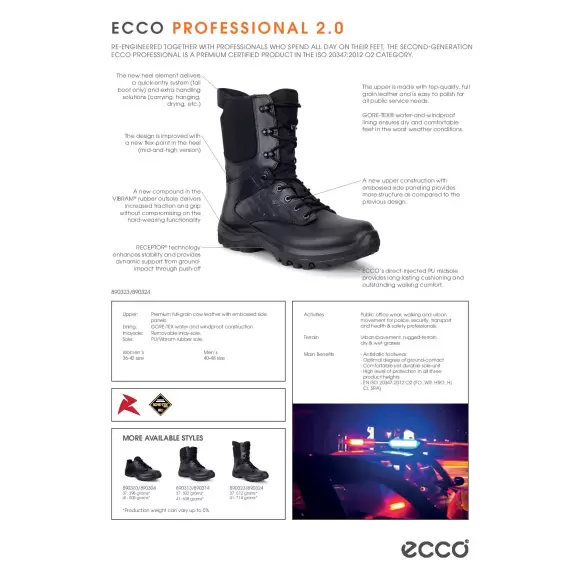 Herresko - ECCO - Ecco Professional PRO 2.0 LOW GTX 890304-51052