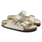 Dame Sandaler - BIRKENSTOCK - Birkenstock Arizona Shiny Python Eggshell 1019374