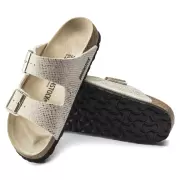 Dame Sandaler - BIRKENSTOCK - Birkenstock Arizona Shiny Python Eggshell 1019374