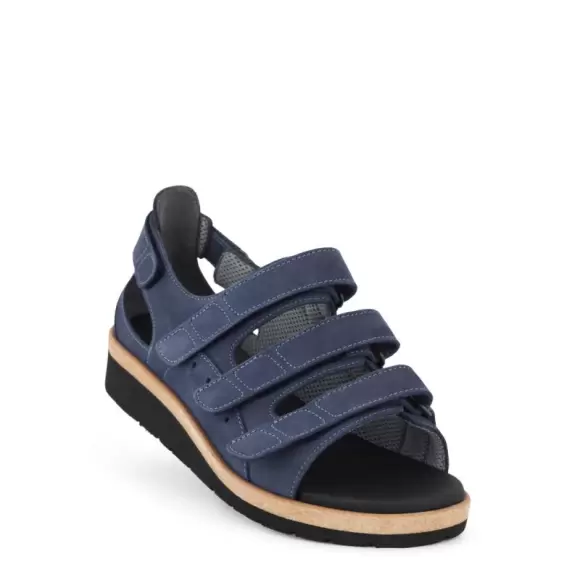 Dame Sandaler - NEW FEET - New feet 211-12-1541 DARK NAVY