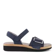 Dame Sandaler - NEW FEET - New feet 211-13-1541 DARK BLUE