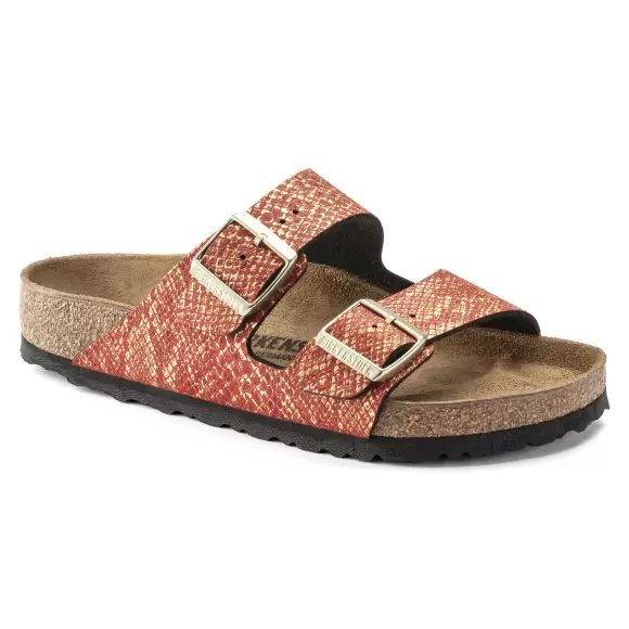 Dame Sandaler - BIRKENSTOCK - Birkenstock Arizona 1020009 Red/Gold