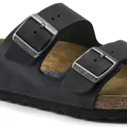 Dame Sandaler - BIRKENSTOCK - Birkenstock Arizona Blødfodseng 752483 Black