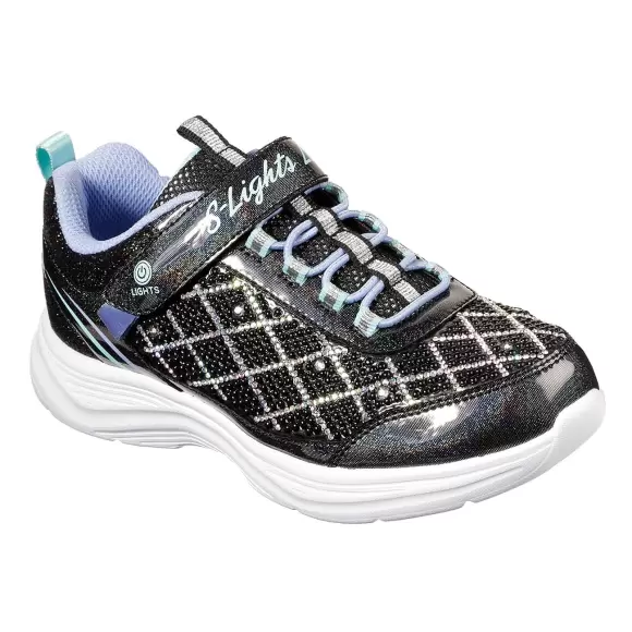 Børne Sneakers - SKECHERS - Skechers S-Light Glimmer Kicks 20336L BKLB