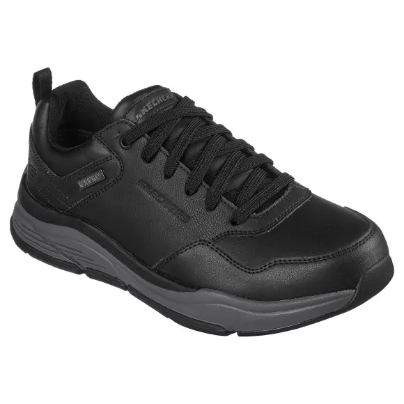 Herresko - SKECHERS - Skechers Mens relaxed 210021 BKGY