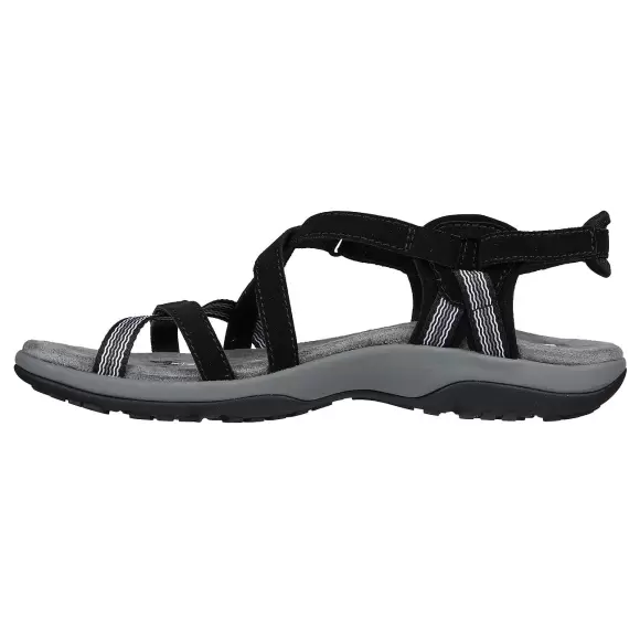 Dame Sandaler - SKECHERS - Skechers Reggae Slim 163115 BLK