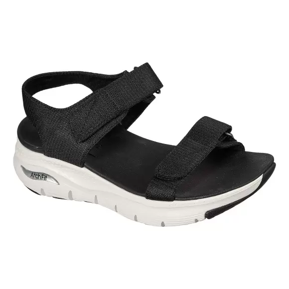 Dame Sandaler - SKECHERS - Skechers Womens Arch Fit 119247 BLK