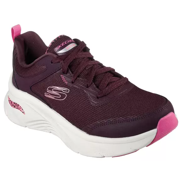 Dame Sneakers - SKECHERS - Skechers Womens Relaxed Fit Arch Fit DLux 149685 BURG