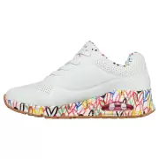 Dame Sneakers - SKECHERS - Skechers UNO - James Goldcrown Loving Love 155506 WHT