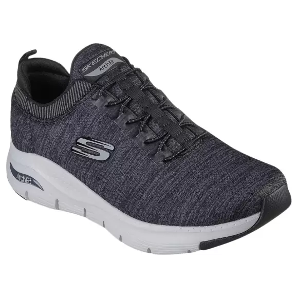 Herre Sneakers - SKECHERS - Skechers Arch Fit - Waveport 232301 BKGY