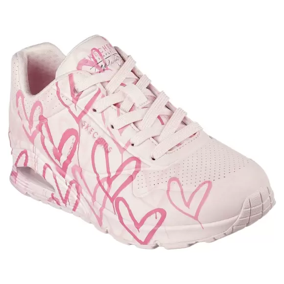 Dame Sneakers - SKECHERS - Skechers Uno Spread the love 155507 LTPK