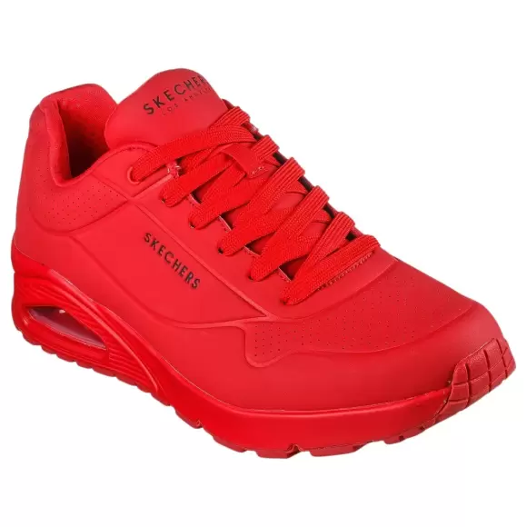 Herre Sneakers - SKECHERS - Skechers Mens UNO-Stand On Air 52458 RED