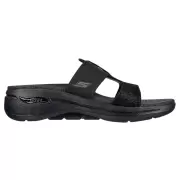 Dame Slippers - SKECHERS - Skechers Womens Go Walk Arch Fit Sandal 140243 BBK