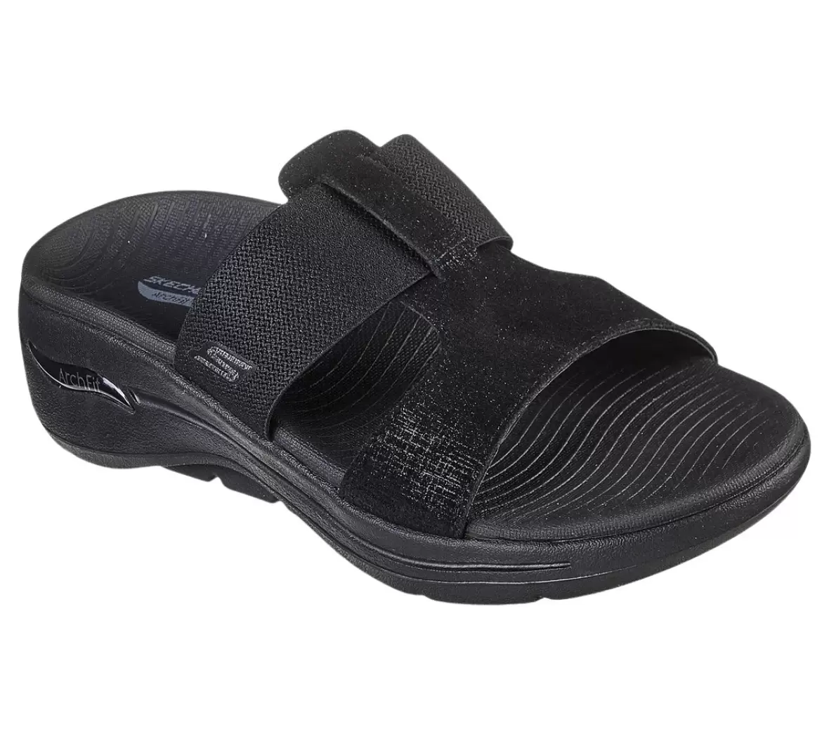 Vågn op Erklæring erosion Skechers Womens Go Walk Arch Fit Sandal 140243 BBK