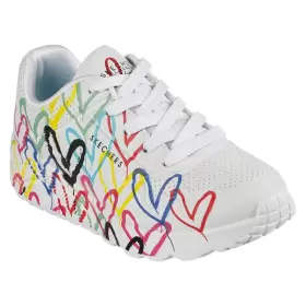 Børne Sneakers - SKECHERS - Skechers GIRLS UNO LITE SPREAD THE LOVE 314064L