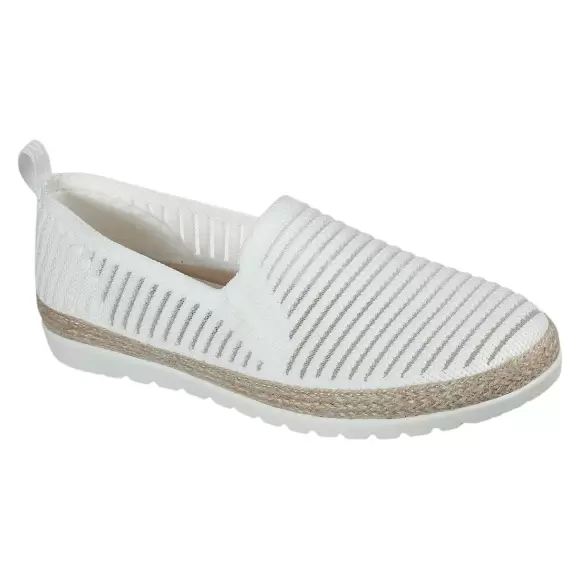 Dame Sko - SKECHERS - Skechers Womens BOBS Flexpadrille 3.0 113245 WHT