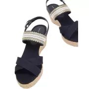 Dame Sandaler - Tommy Hilfiger - Tommy Hilfiger GOLDEN WEBBIN FW0FW07090