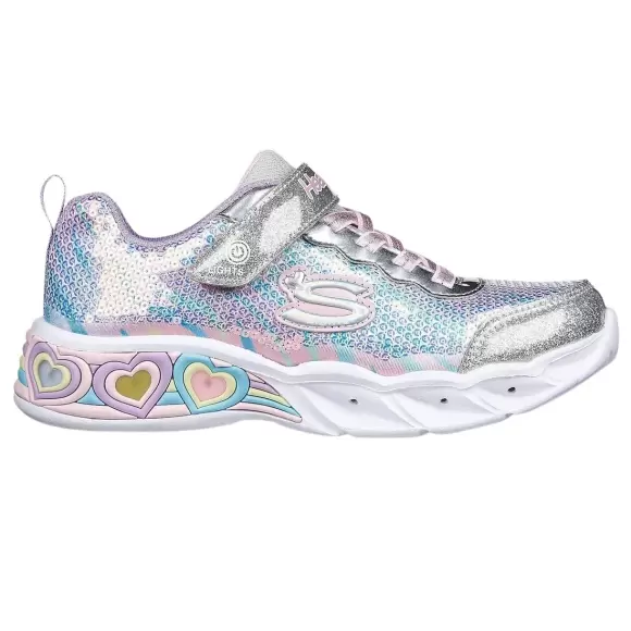 Børne Sneakers - SKECHERS - Skechers Girls Sweetheart Lights 302313N SMLT