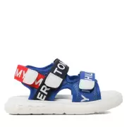 Børne Sandaler - Tommy Hilfiger - Tommy Hilfiger Logo Velcro Sandal T3C2-32910-1590