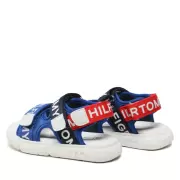 Børne Sandaler - Tommy Hilfiger - Tommy Hilfiger Logo Velcro Sandal T3C2-32910-1590