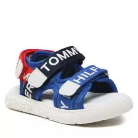 Børne Sandaler - Tommy Hilfiger - Tommy Hilfiger Logo Velcro Sandal T3C2-32910-1590