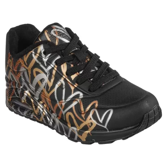 skechers UNO METALLIC LOVE 155523 BKGD