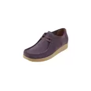 Dame Sko - Nature - Nature Alba Chrome free Suede - Plum 1031-026-113