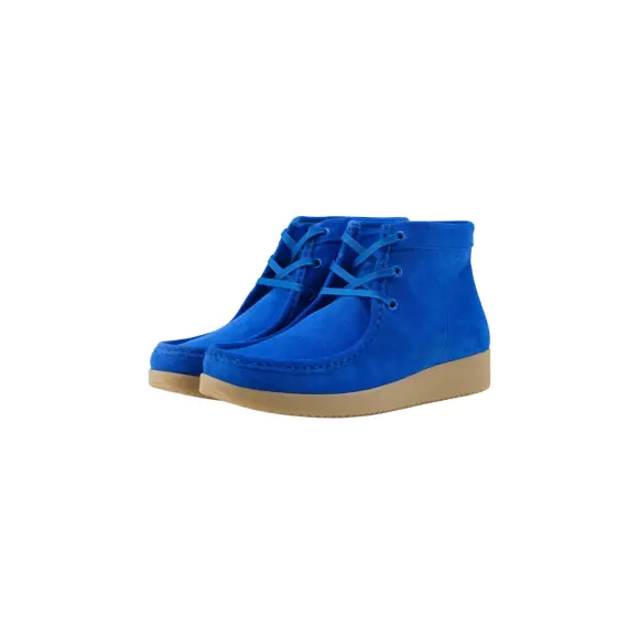 Dame Støvler - Nature - Nature Emma Chrome free Suede - Cobalt 1002-026-010