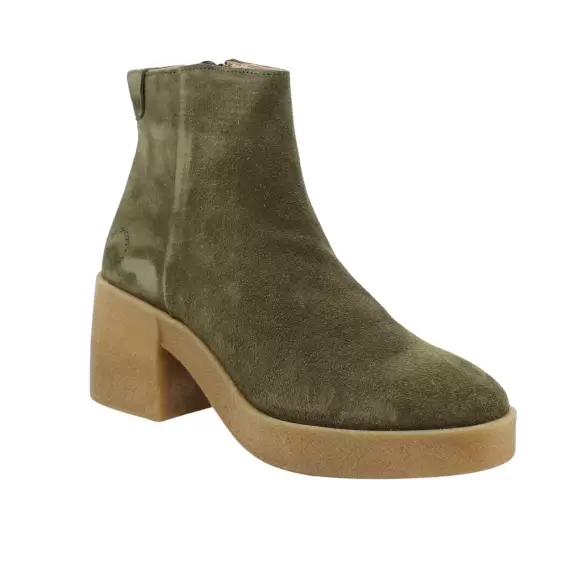 Dame Støvler - CASHOTT COPENHAGEN - Cashott CASEMILY ZIP BOOT SUEDE 61300012