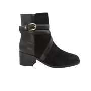 Dame Støvler - Tommy Hilfiger - Tommy Hilfuger Elevated thermo Midheel Boot FW0FW07515-BDS