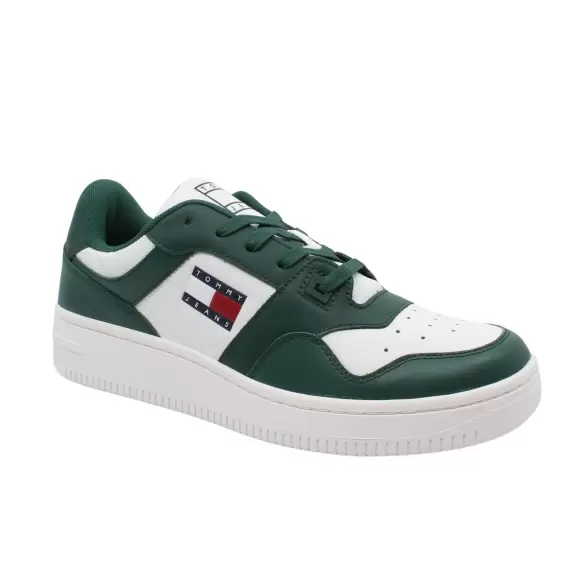 Herre Sneakers - Tommy Hilfiger - Tommy Hilfiger Retro Basket EM0EM01395L4L