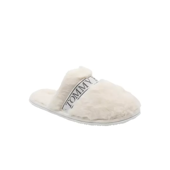 Damehjemmesko - Tommy Hilfiger - Tommy Fur Hotel Slipper FW0FW07595 YBH