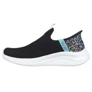 Børne Sneakers - SKECHERS - Skechers Girls Ultra Flex 3.0 Colory Wild 303801L BKMT