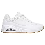 Dame Sneakers - SKECHERS - Skechers Womens Uno Stand On Air 73690 WHT