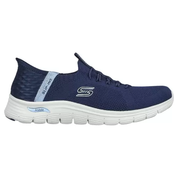 Dame Sneakers - SKECHERS - Skechers Womens Arch Fit Vista Slip-Ins 104379 NVY