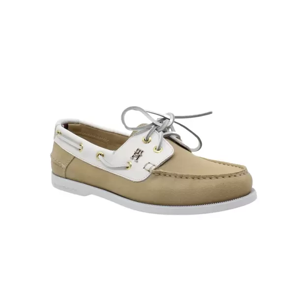 Dame Sko - Tommy Hilfiger - Tommy Hilfiger Boat Shoe FW0FW07066 ACR