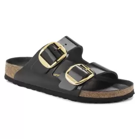 Dame Sandaler - BIRKENSTOCK - BIRKENSTOCK Arizona Big Buckle Natural Leather Patent Women 1021476