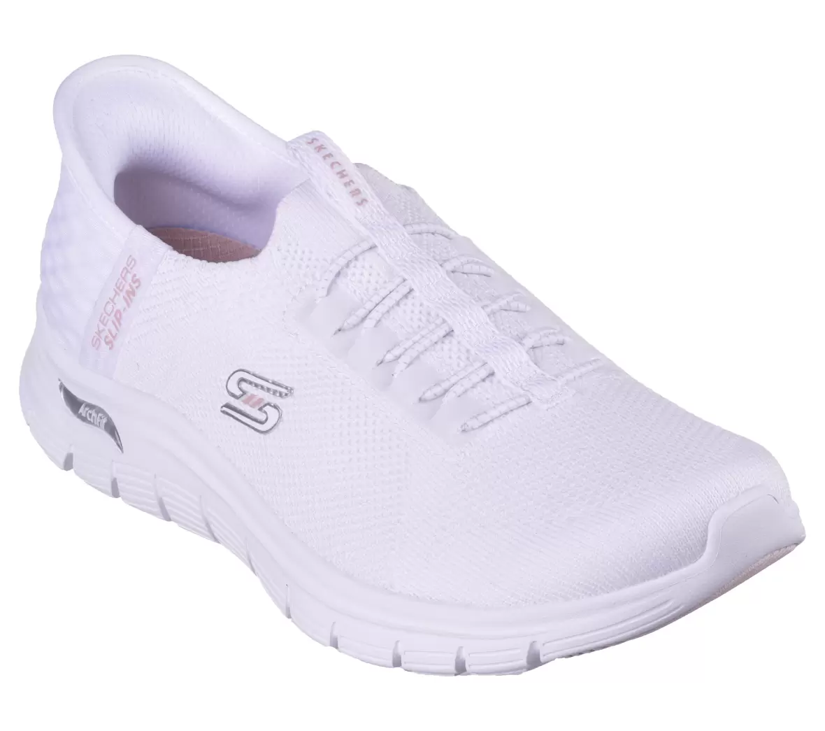 Skechers Womens Arch Fit Vista Slip-In 104379 WHT