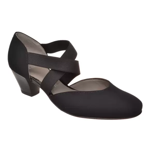 Sandales Femme Ara 12-33439-69 - Noir, Synthétique, Talon 5cm, Confortables