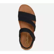 Dame Sandaler - SKECHERS - Skechers Womens Lifted Comfort Sandal 163252 BLK