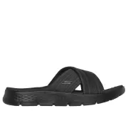 Dame Sandaler - SKECHERS - Skechers Womens Go Walk Flex Sandal 141420 BKGY