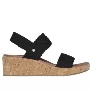 Dame Sandaler - SKECHERS - Skechers Womens Arch Fit Beverlee 119981 BLK