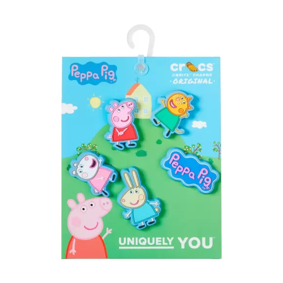 Tilbehør - CROCS - Crocs Peppa Pig 5 Pack Jibbitz 10010008