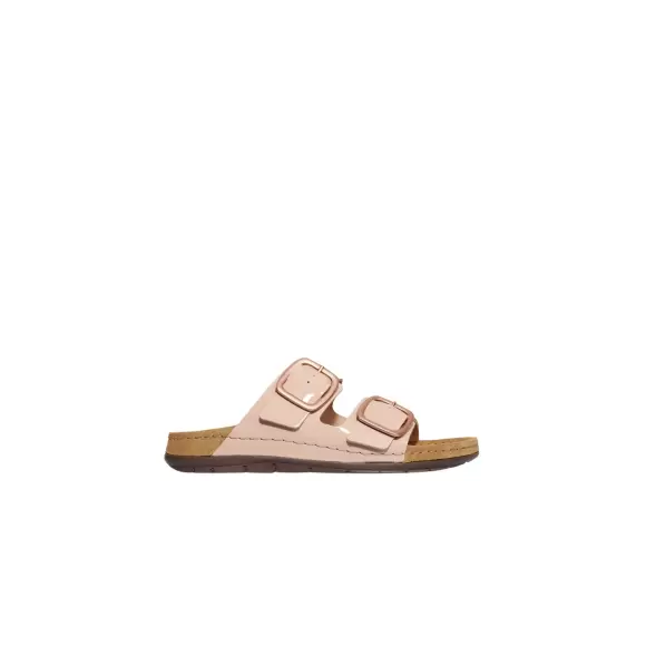 Se Rohde Gl. Rosa Skind Slippers hos Footstore