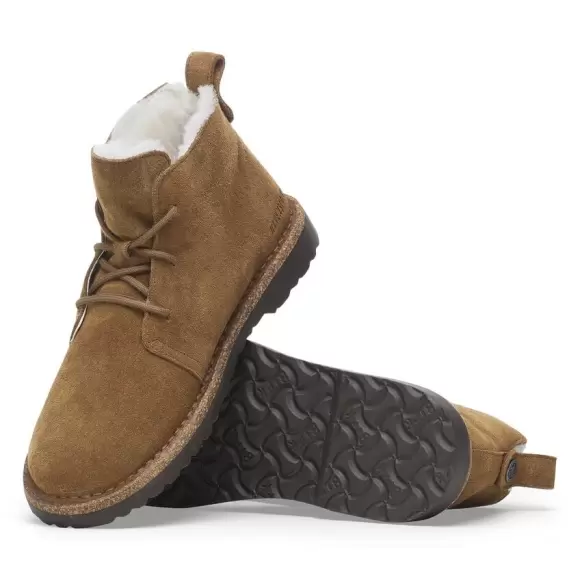 Dame Støvler - BIRKENSTOCK - BIRKENSTOCK Uppsala Mid Shearling Suede Leather Women 1028148